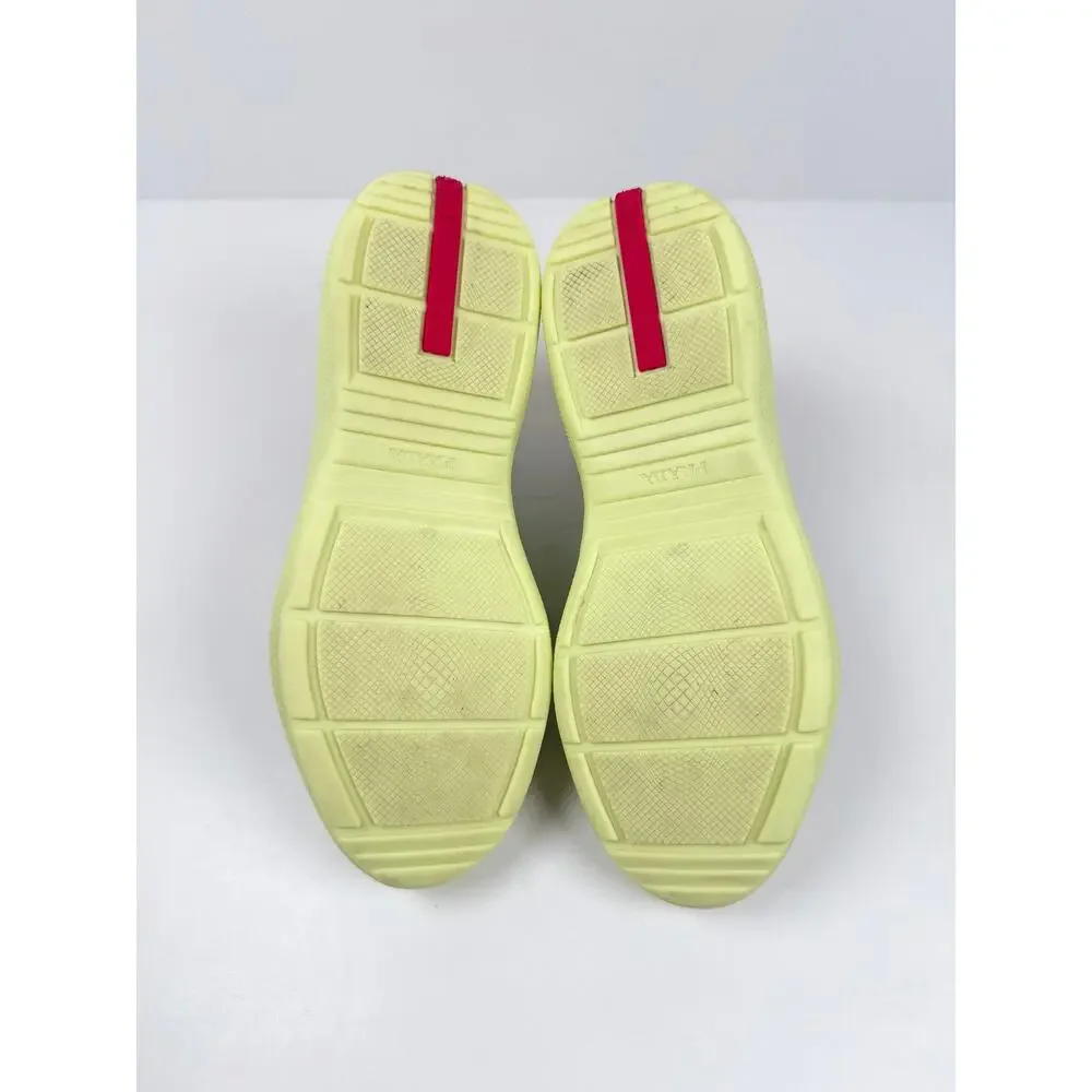 Size 37/7 - Prada Americas Cup Lime Green Women’s